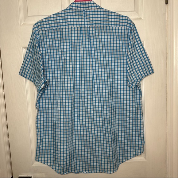 Van Heusen Originals Shirt Button-Down Blue & White Size Large - Picture 13 of 16